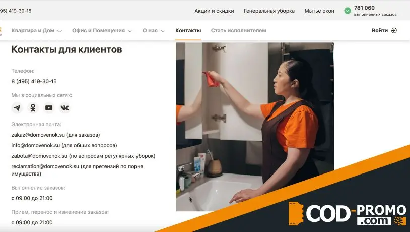 Как активировать Домовенок промокод