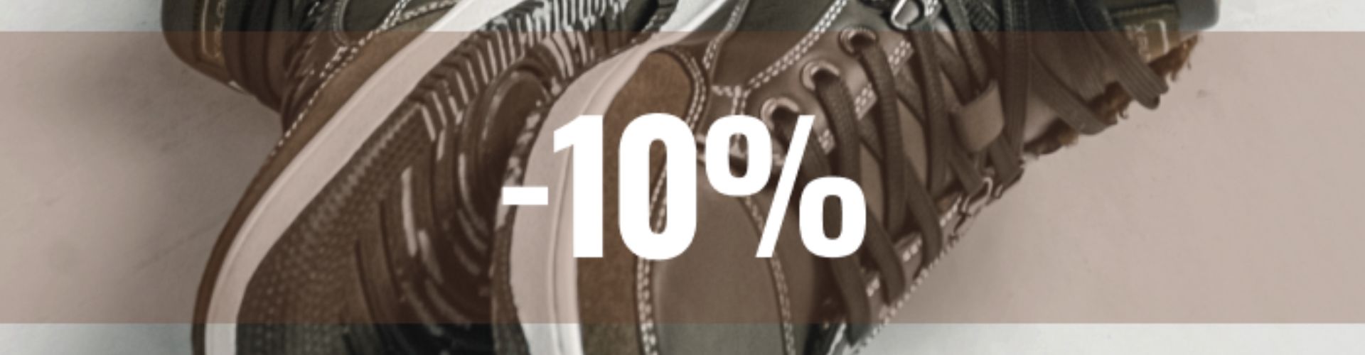 Скидка 10% на мужскую обувь в Мегатоп