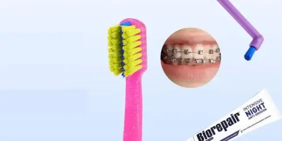 Щетка Curaprox Ortho при покупке средств для ухода при брекетах от ДокторСлон