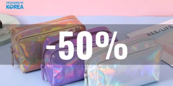 Скидка 50% на товары Design in Korea от Мегатоп