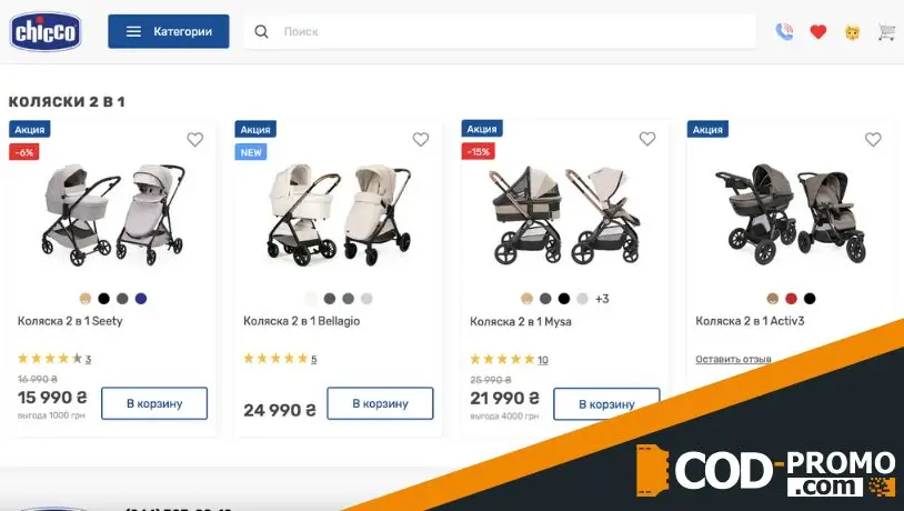 Подарок к каждой коляске 2 в 1 от Chicco: важная информация