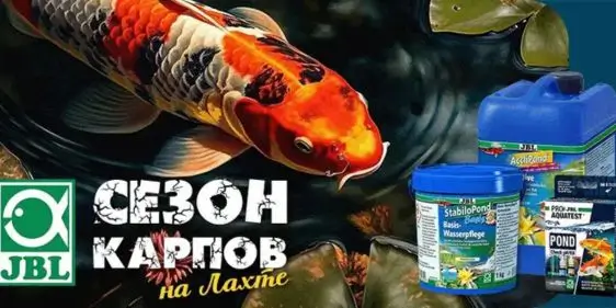 Скидка 60% на товары для прудовых карпов в Лемур