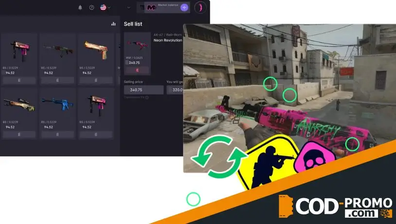 Как превращают скины в реальные деньги