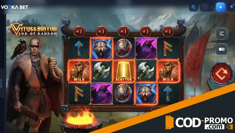 Как поиграть в Vituss Britva God of Random в VODKA Casino