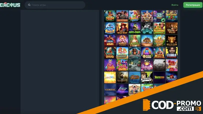 Врата удачи от Cactus Casino: об участии, провайдерах и видеослотах