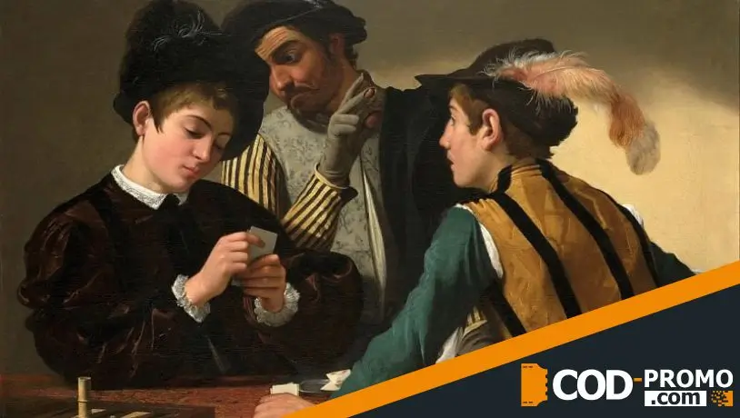 Картины о гемблинге - Шулеры (Караваджо)