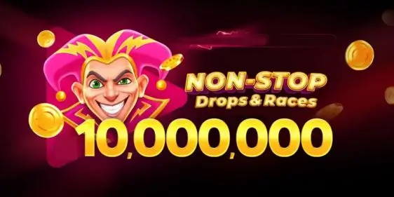 Non-Stop Drops & Races в Kraken casino