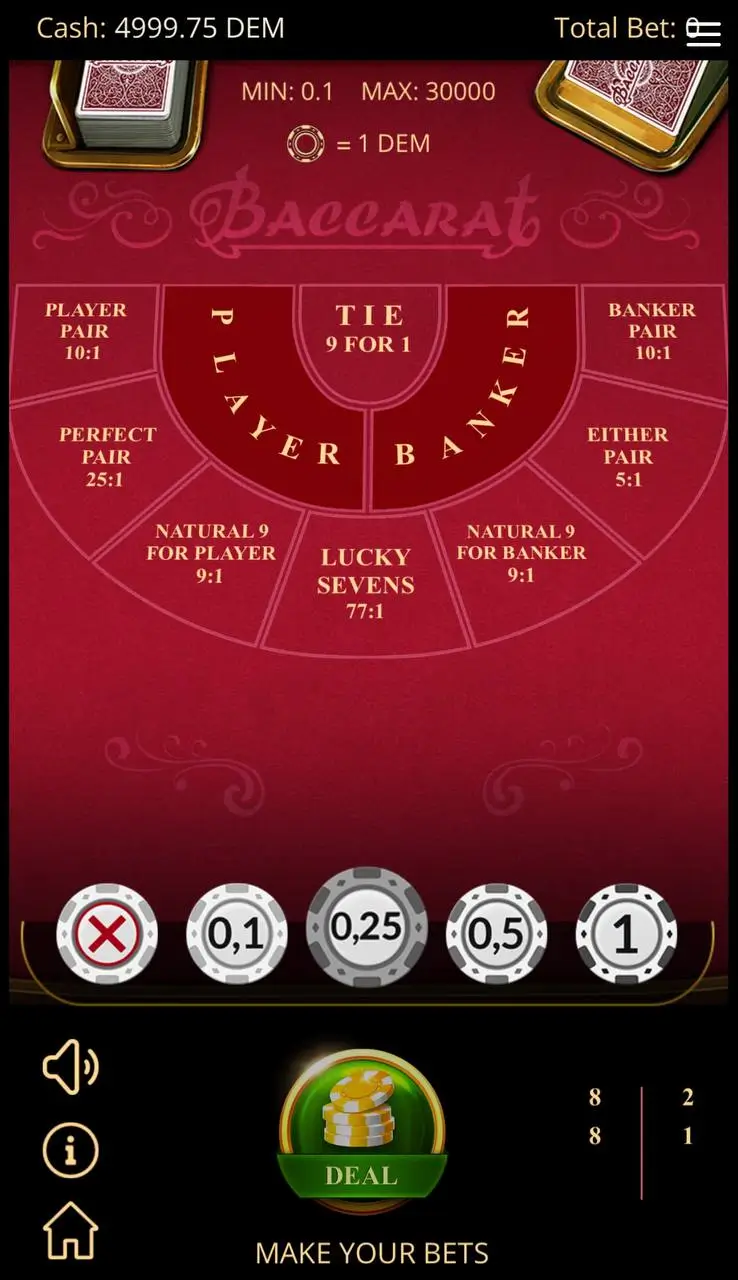 Что такое Баккара: в чем суть игры