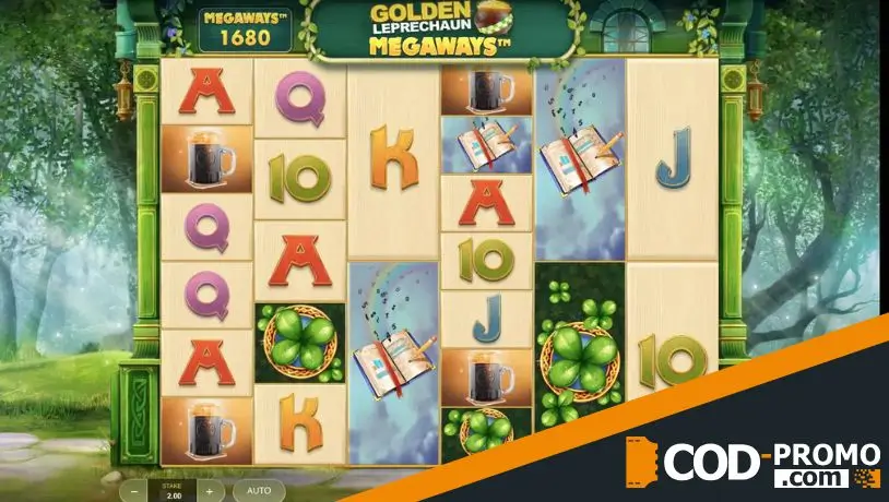 Лучшие слоты ко Дню Святого Патрика - Golden Leprechaun Megaways (Red Tiger)