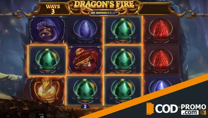Механика InfiniReels - Dragon Fire InfiniReels слот