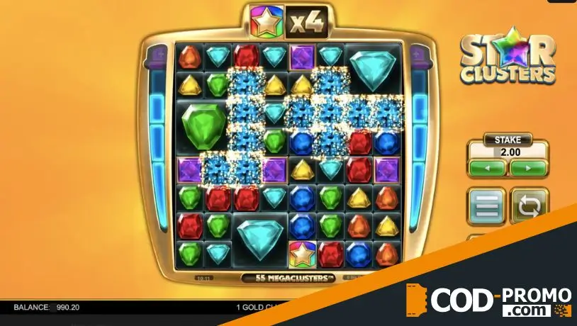Популярные слоты с механикой Megaclusters - Star Clusters Megaclusters