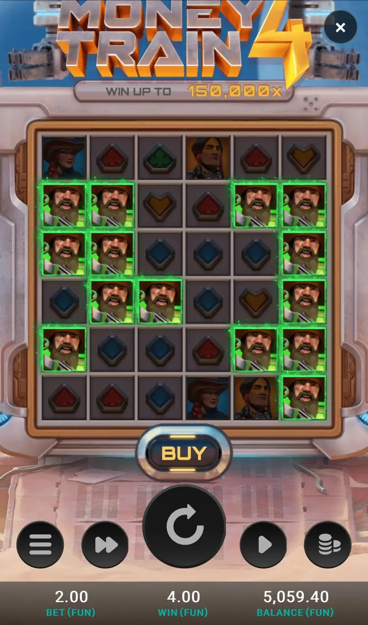 Популярные слоты с механикой Scatter Pays - Money Train 4