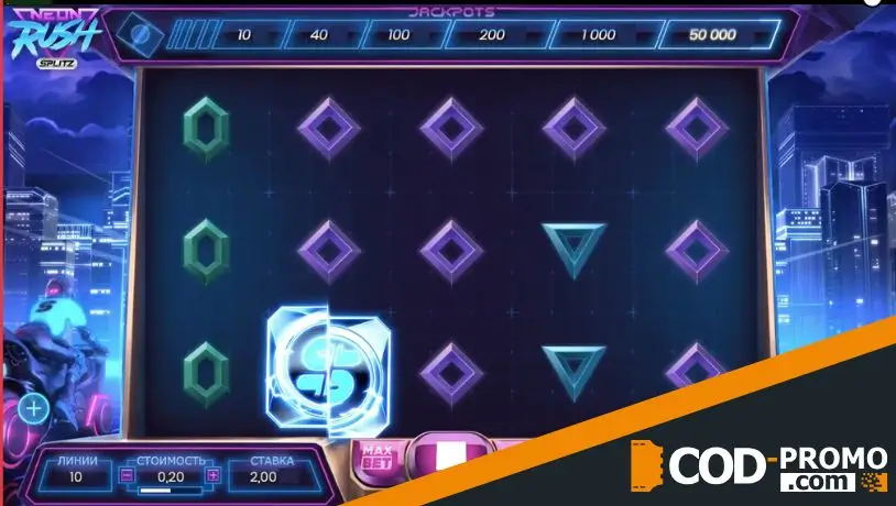 Механика Splitz популярные слоты -Rush Splitz 