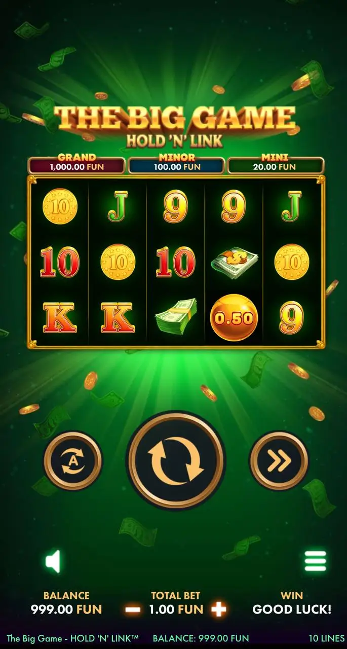 Hold ‘n’ Link механика: The Big Game 
