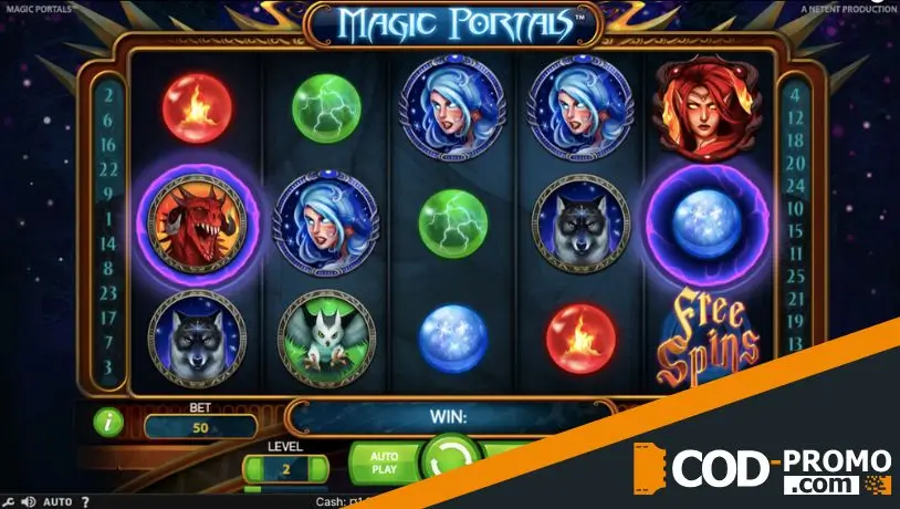 Лучшие слоты магия: Magic Portals от NetEnt