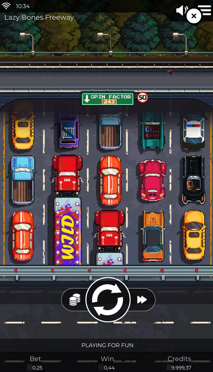Лучшие слоты на тему автомобилей: Lazy Bones Freeway от Spinmatic