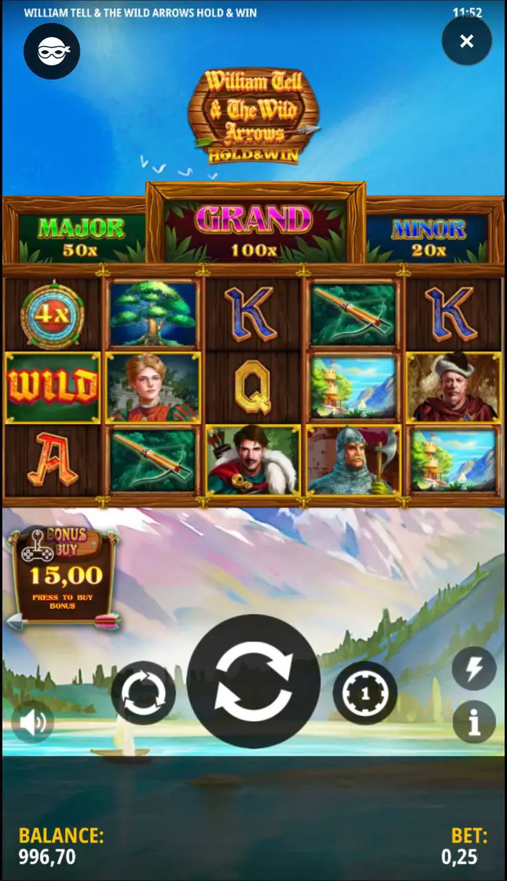 Лучшие слоты на тему сказок: William Tell and The Wild Arrows от iSoftBet