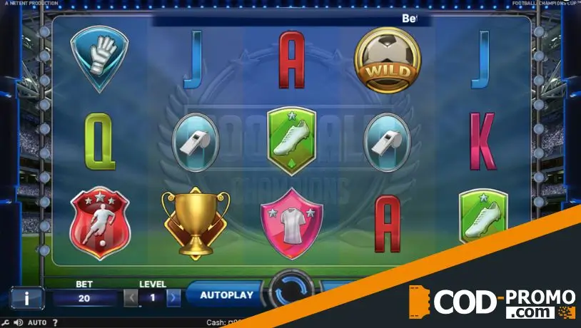 Лучшие слоты про футбол: Football: Champions Cup