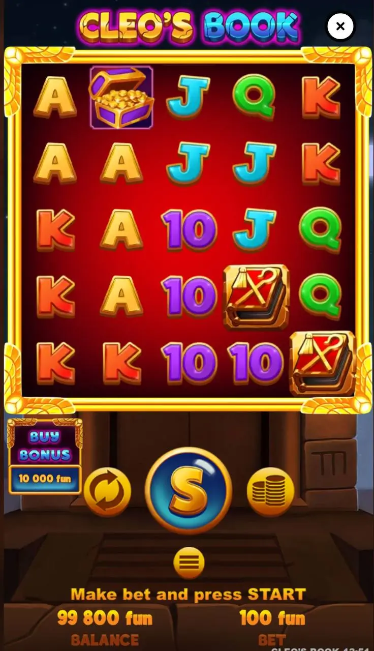 Слоты Египет: Cleo's Book