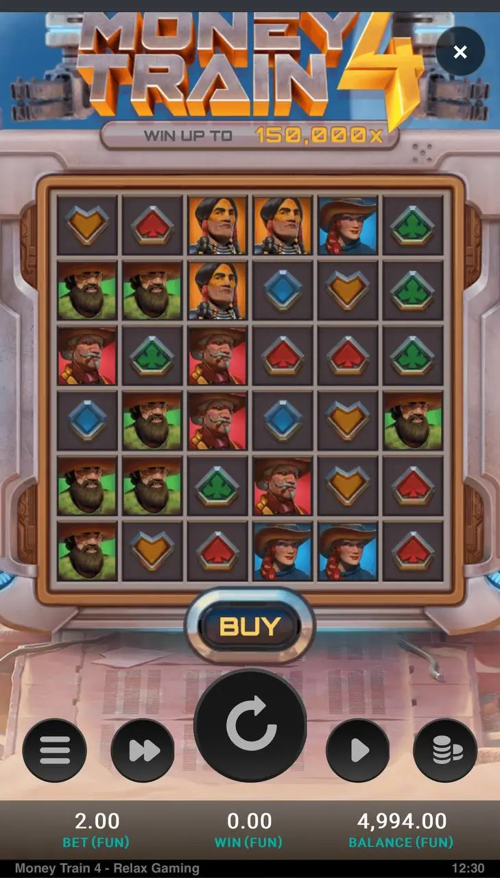 Слоты про Дикий запад: Money Train 4 от Relax Gaming