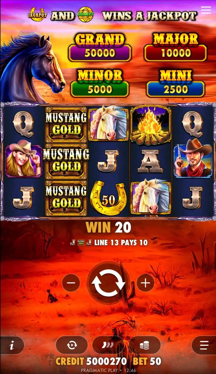 Слоты про Дикий запад: Mustang Gold от Pragmatic Play