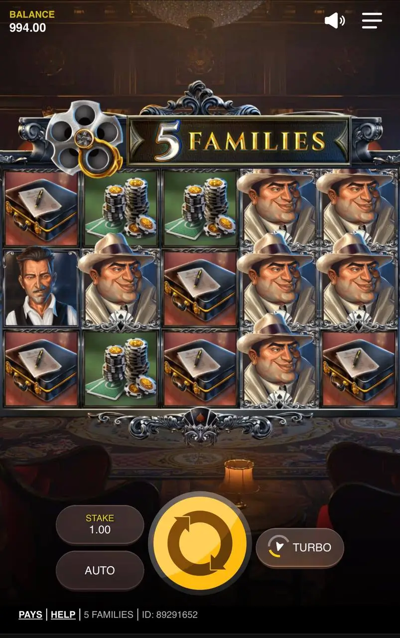 Слоты про мафию: 5 Families от Red Tiger