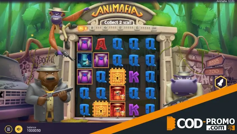 Слоты про мафию: Animafia от Peter & Sons