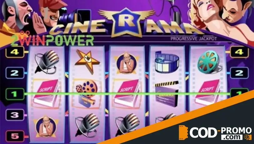 Слоты с самым высоким RTP: Cinerama (98,4%)