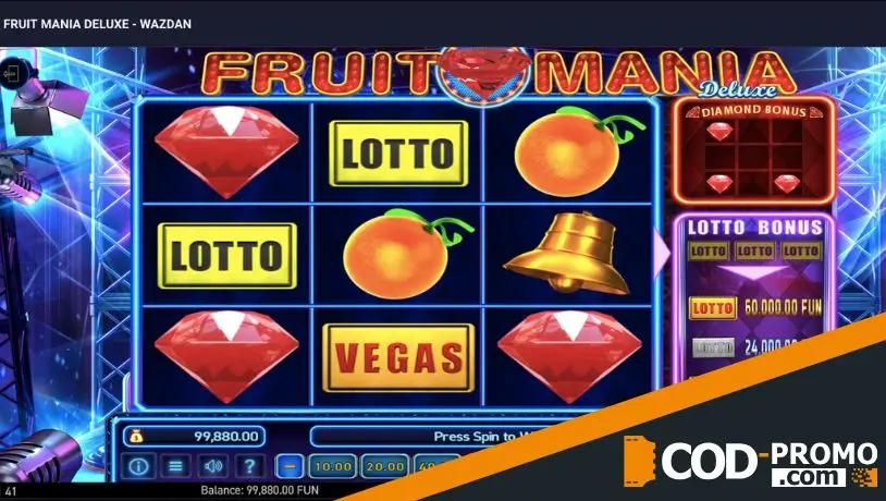 ТОП слотов с фруктами: Fruit Mania Deluxe
