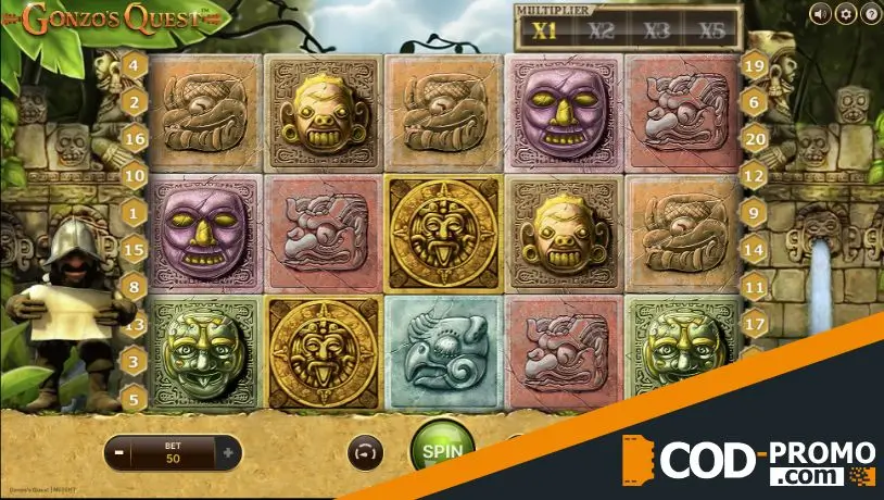 Топ-слоты NetEnt: Gonzo's Quest