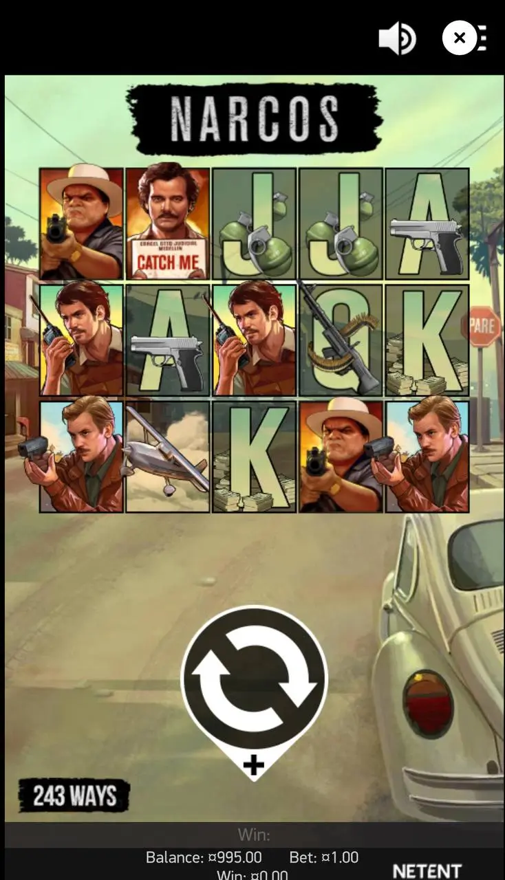 Топ-слоты NetEnt: Narcos