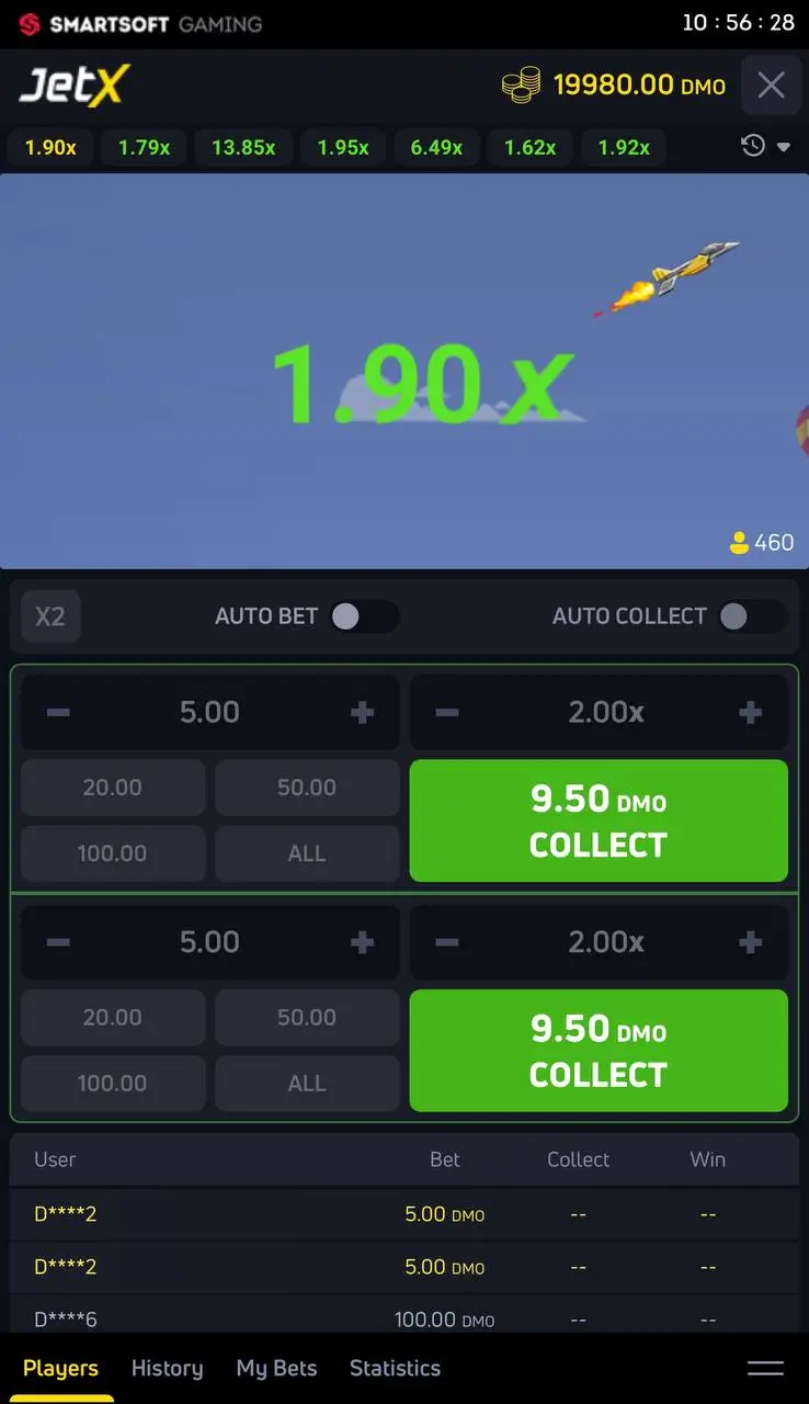 Лучшие краш игры 2026: JetX (Smartsoft Gaming)
