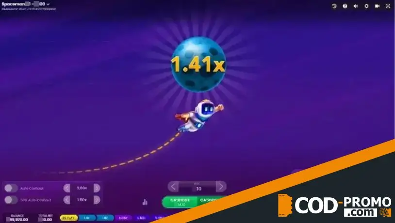 Лучшие краш игры 2026: Spaceman (Pragmatic Play)
