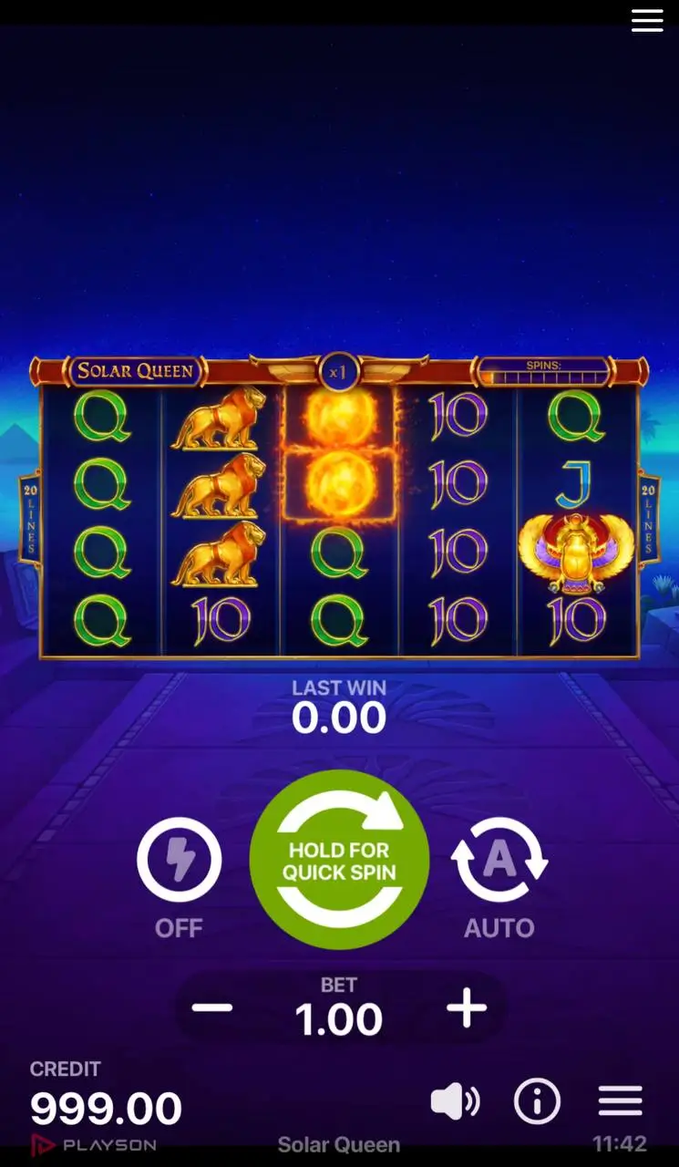 Лучшие слоты Playson: Solar Queen