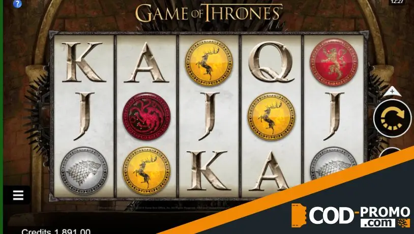 Лучшие слоты по сериалам: Game of Thrones от Microgaming