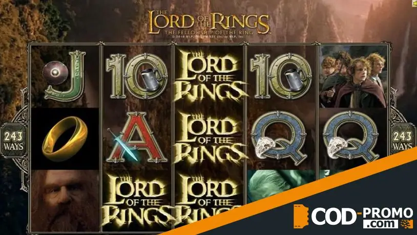 Лучшие слоты про кино: The Lord of the Rings от Microgaming