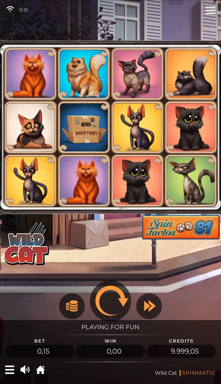 Лучшие слоты про кошек и собак: Wild Cat от Spinmatic