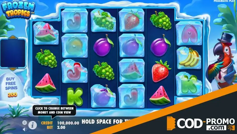 Популярные 3D слоты: Frozen Tropics от Pragmatic Play