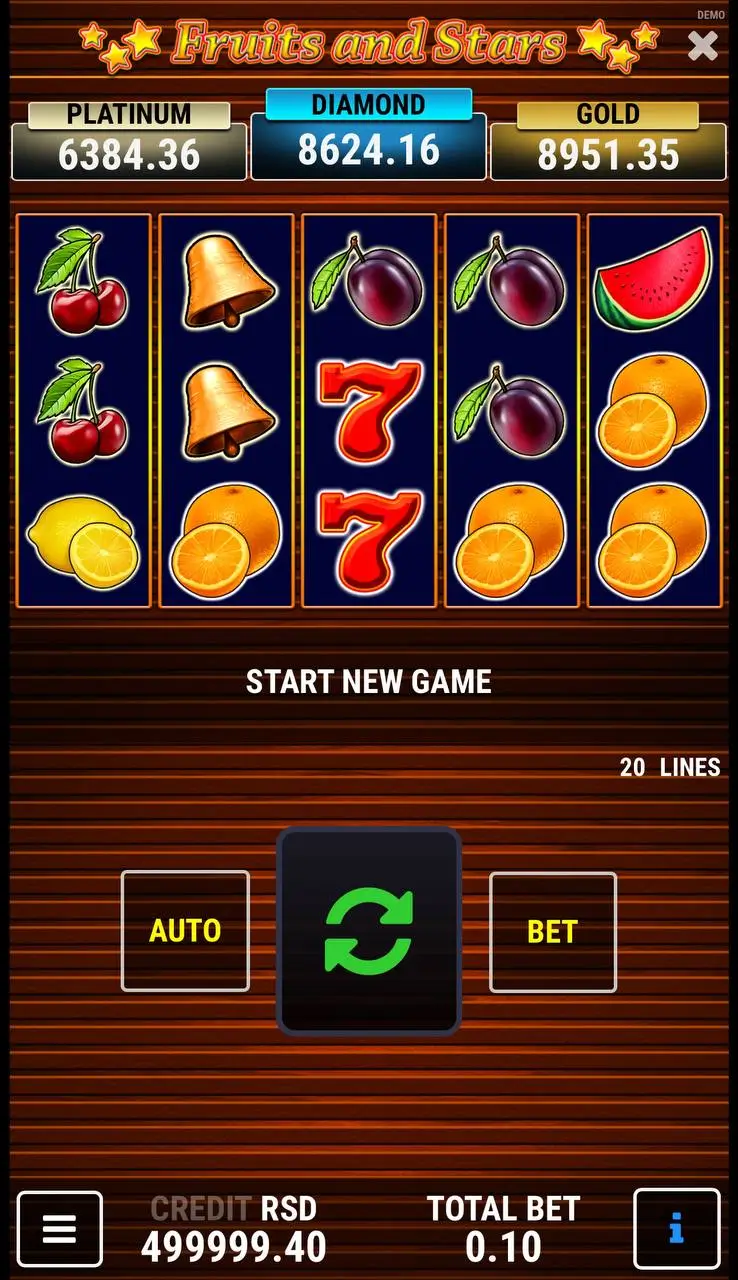 Лучшие слоты 777: Fruits and Stars от Playson