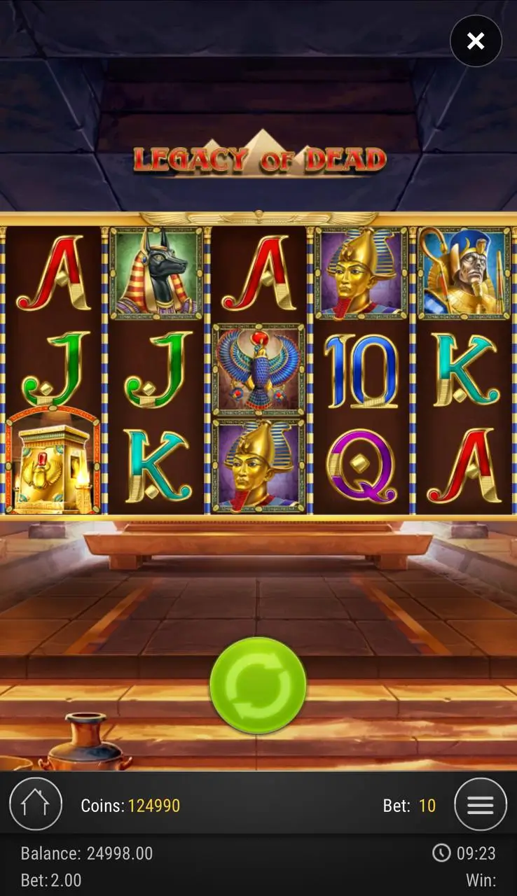 Лучшие слоты на 10 линий: Legacy of Dead от Play'n GO