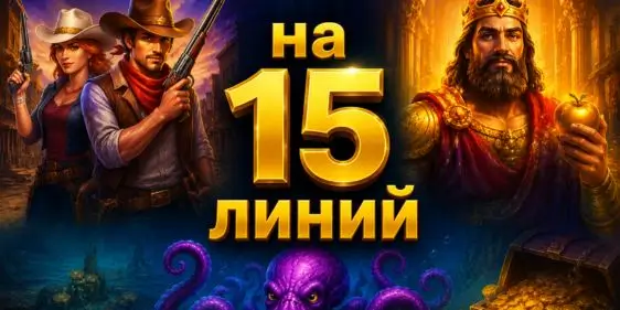 Лучшие слоты на 15 линий