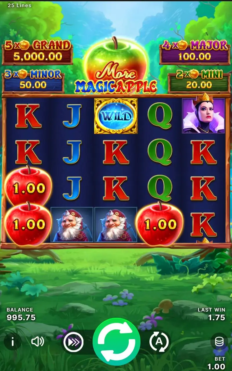 Лучшие слоты на 25 линий: More Magic Apple от BNG