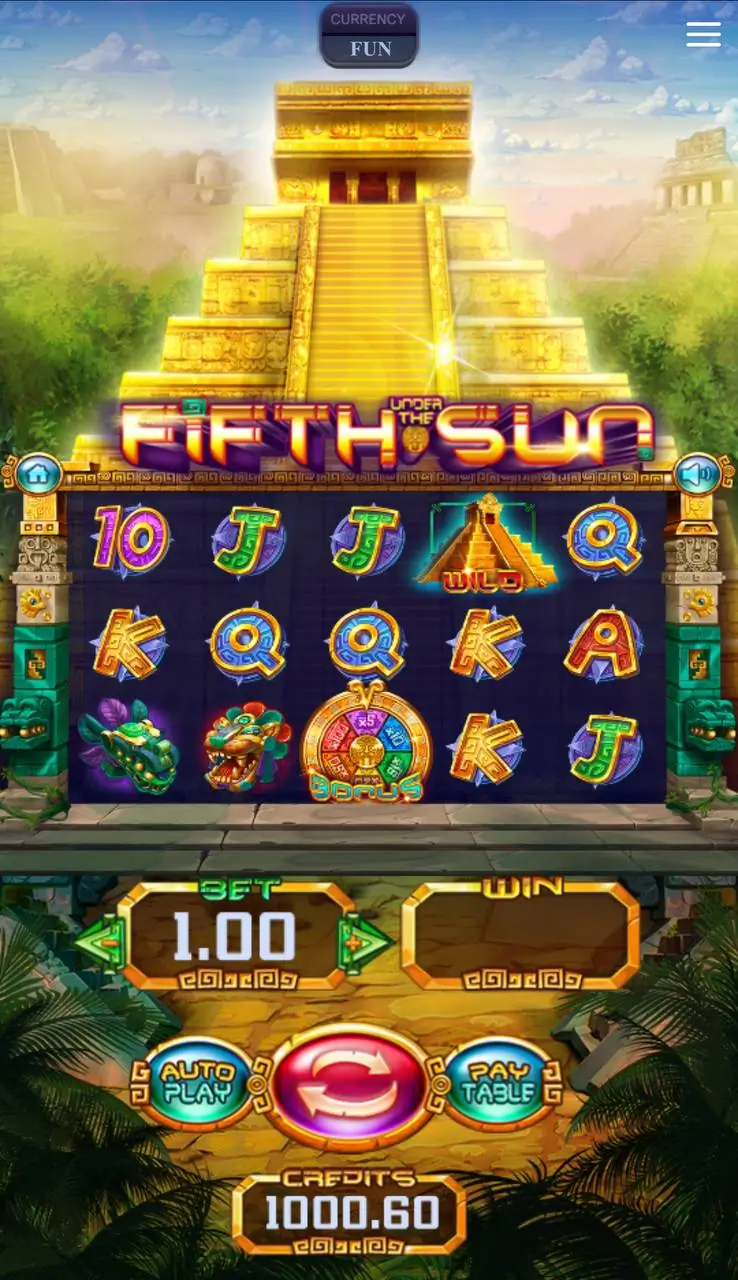 Лучшие слоты на 25 линий: Under the Fifth Sun от Felix Gaming