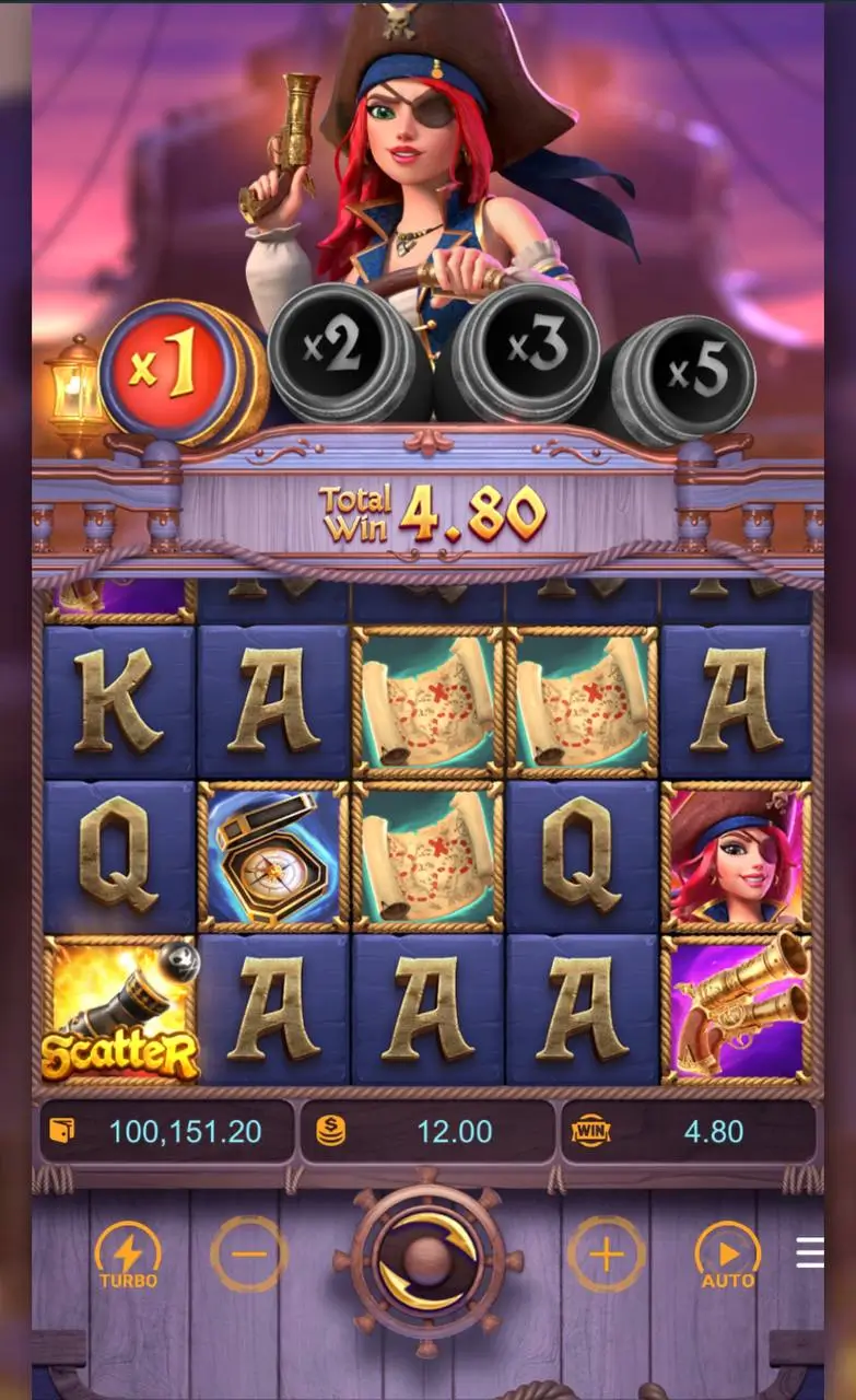 Лучшие слоты про пиратов: Queen of Bounty от PG SOFT