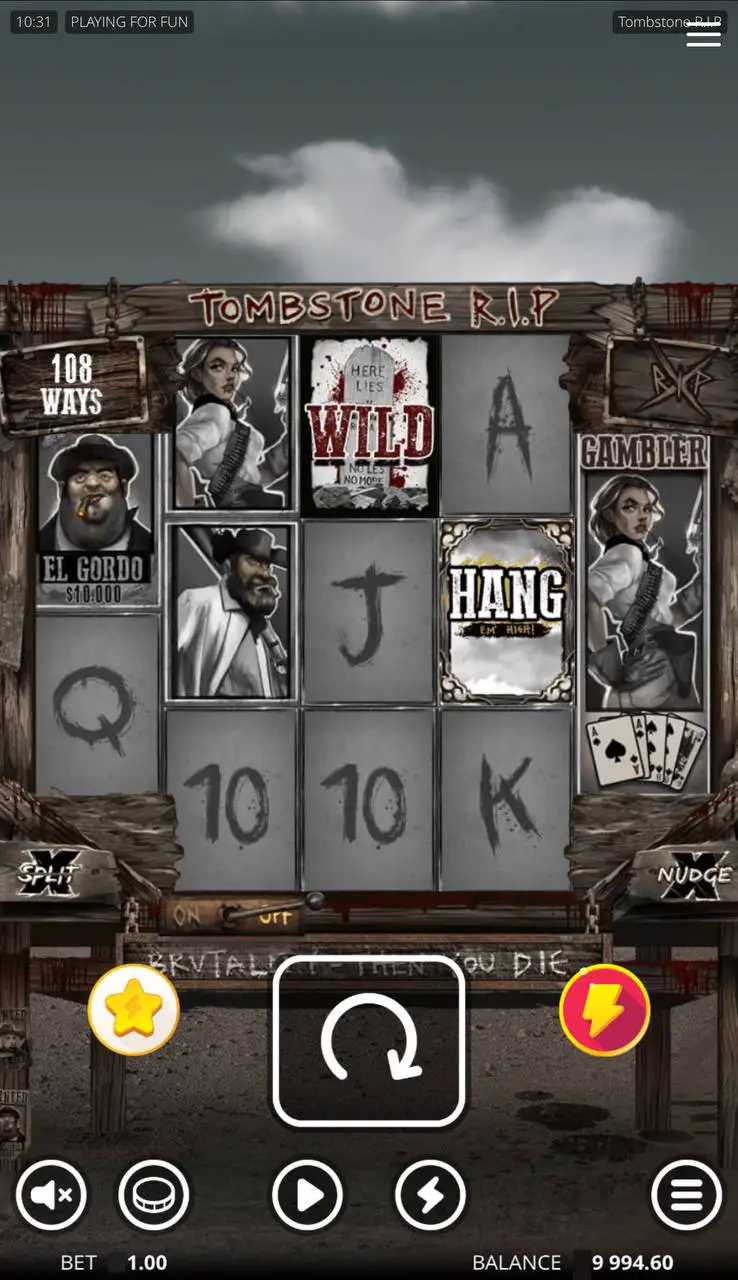Лучшие слоты про зомби: Tombstone R.I.P. от Nolimit City