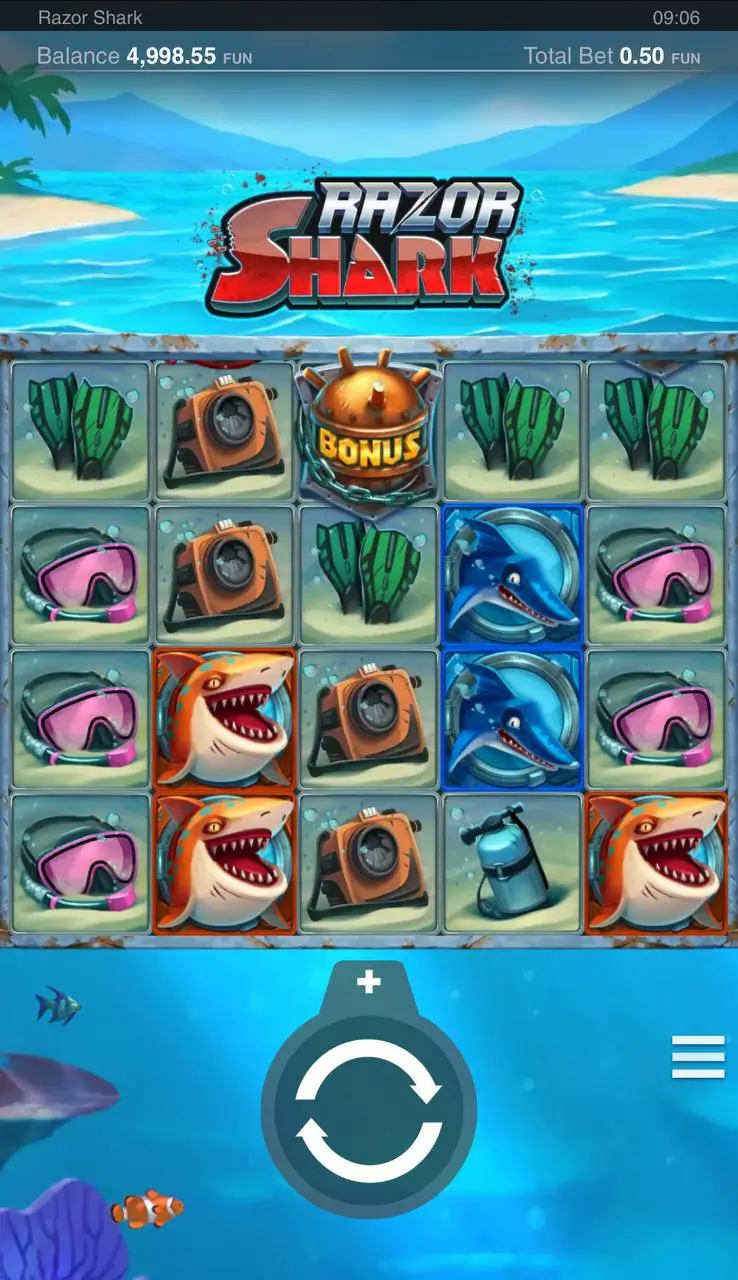 Самые дающие слоты: Razor Shark от Push Gaming