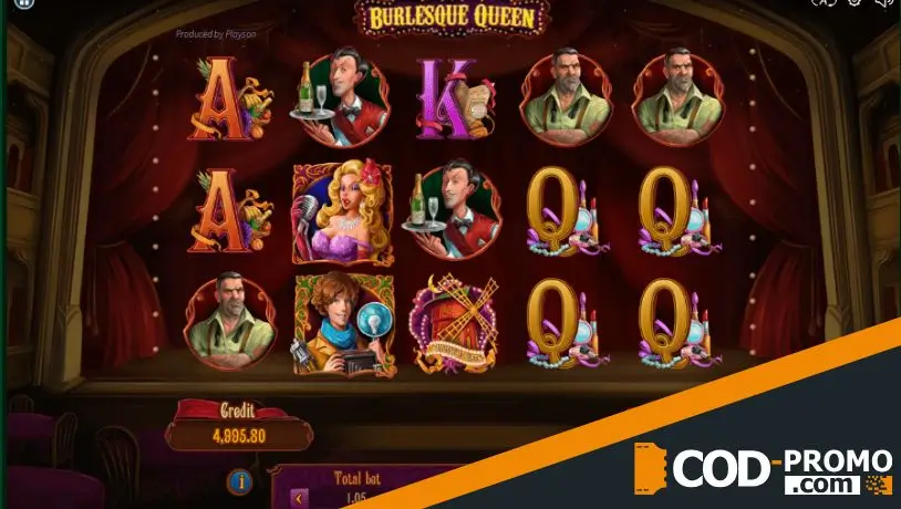 Игровые автоматы 21 линия: Burlesque Queen от Playson