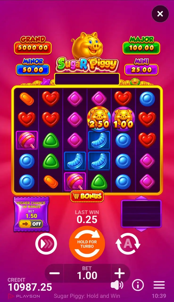 Слот новинки июня 2026: Sugar Piggy: Hold and Win от Playson