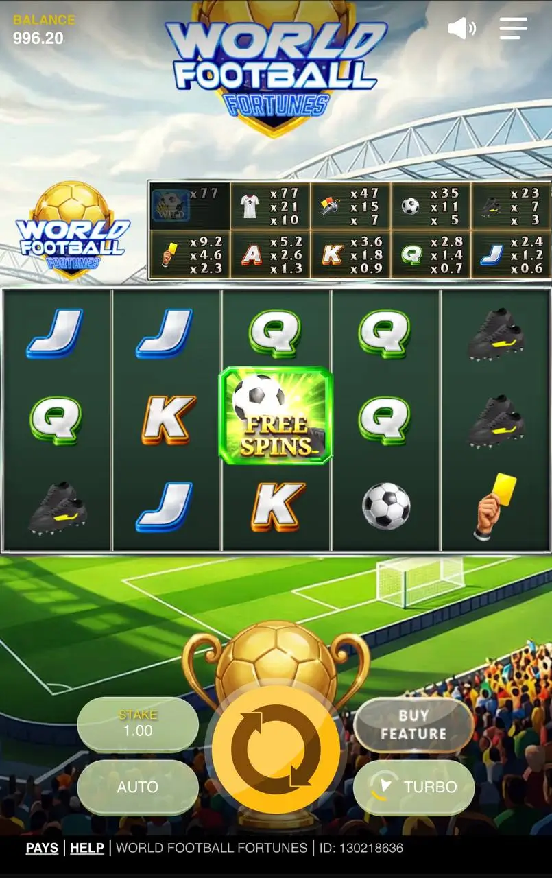 Слот новинки июня 2026: World Football Fortunes от Red Tiger