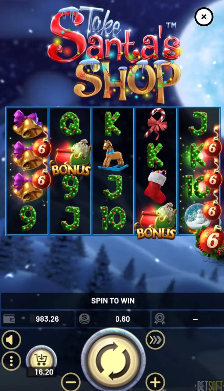 Слоты Новый год: Take Santa’s Shop от Betsoft
